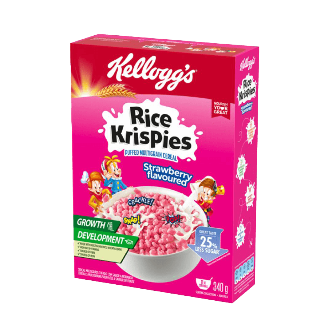 Kellogs Rice Crispies Strawberry 350gr