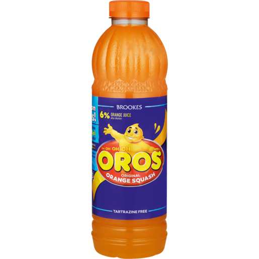 Brookes Oros Orange Squash 1L