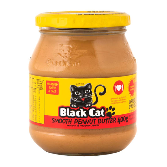 Black Cat No Added Sugar Peanut Butter 400gr