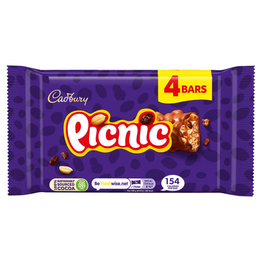 Cadbury Picnic 4 pack 128gr