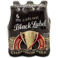 Black Label Beer 6pack