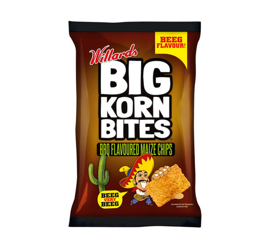 Willards Big Corn Bites Bbq 120gr